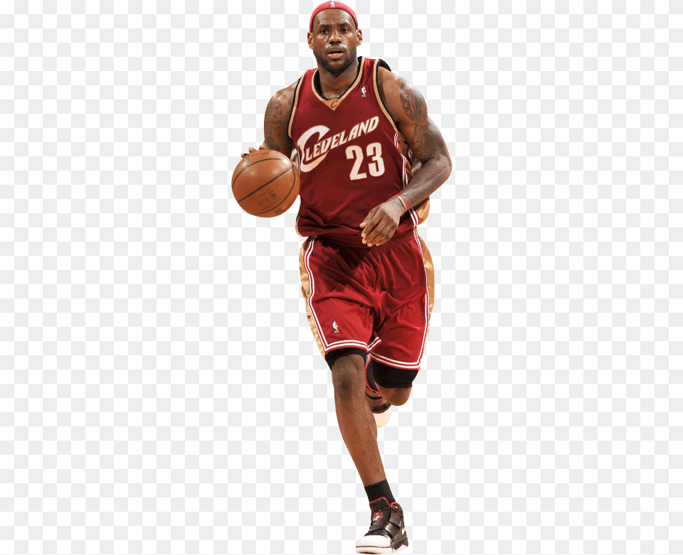 Lebron James Cleveland Lebron James, Adult, Person, Man, Male Png Image