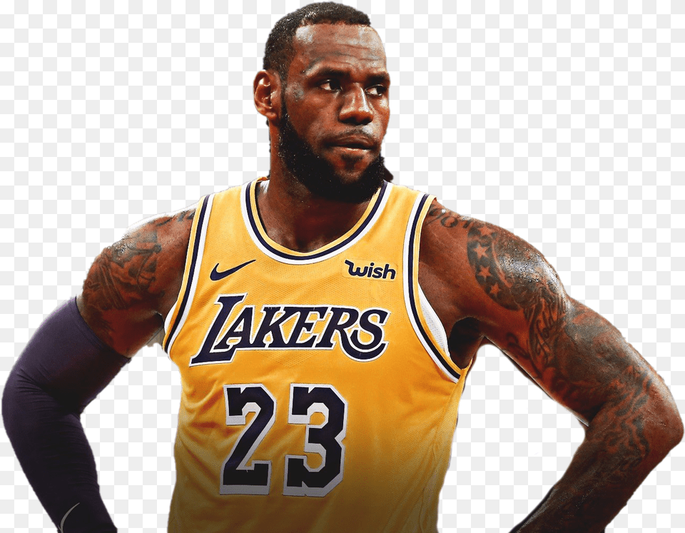 Lebron James Download Image, Clothing, Shirt, Person, Skin Png