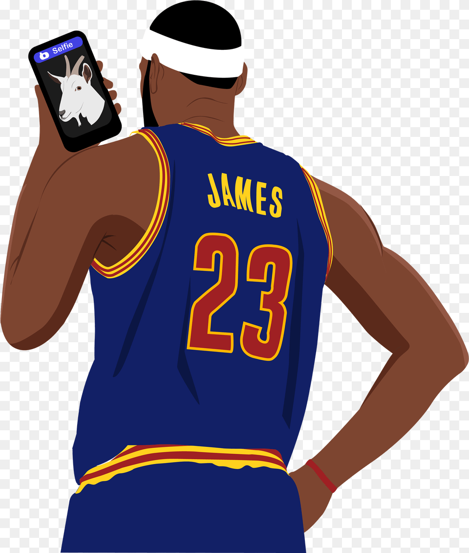 Lebron James Goat T Shirt Designs Nba Basketball Player Clip Art, Clothing, Adult, Male, Man Png Image