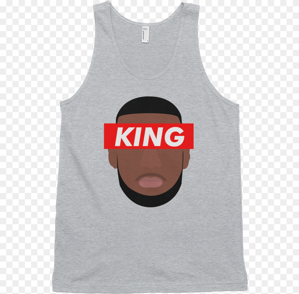 Lebron James King Active Tank, Clothing, Tank Top, Baby, Person Free Png