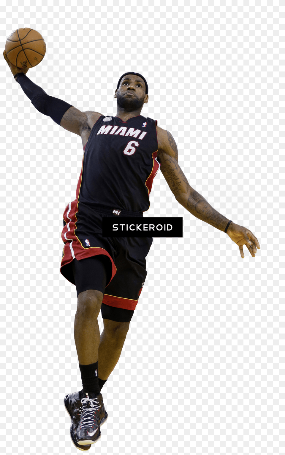 Lebron James Lebron James Heat, People, Shoe, Clothing, Footwear Png Image