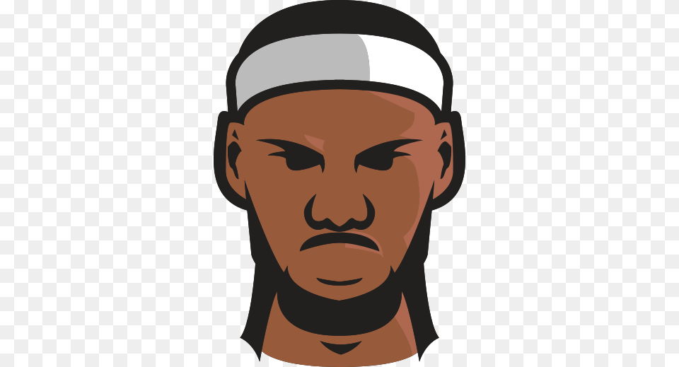 Lebron James Logo Concept, Face, Head, Person, Photography Free Transparent Png