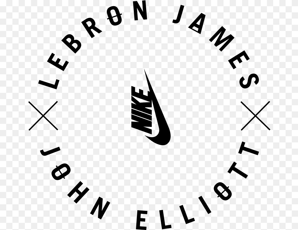 Lebron James Logo Nike, Gray Free Png Download