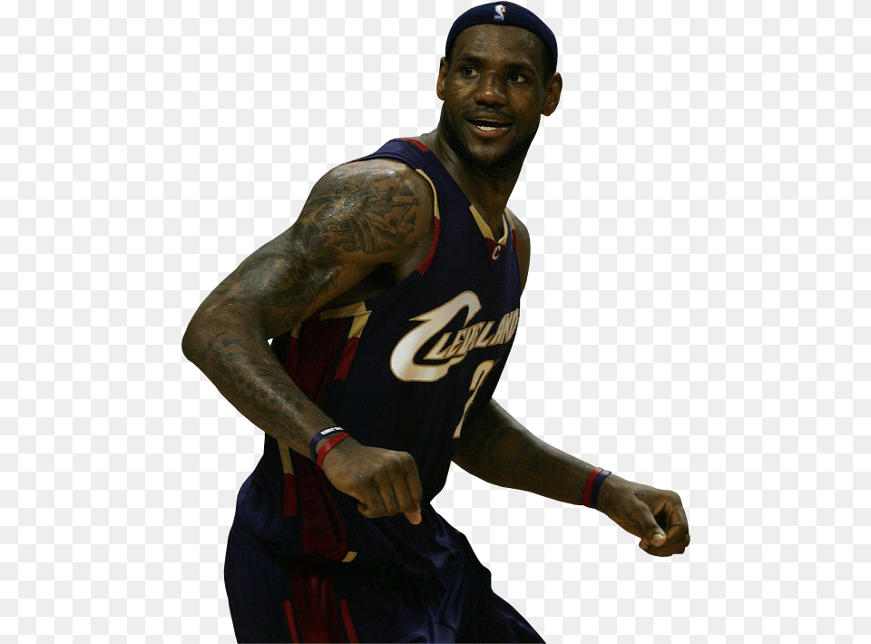 Lebron James Photo Basketball Player, Tattoo, Skin, Body Part, Person Free Png Download