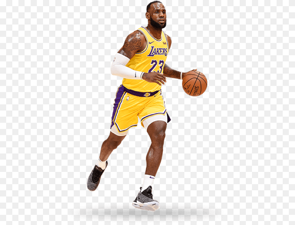 Lebron James Players Grosbasket Dribble Basketball, Sport, Ball, Basketball (ball), Person Free Png Download