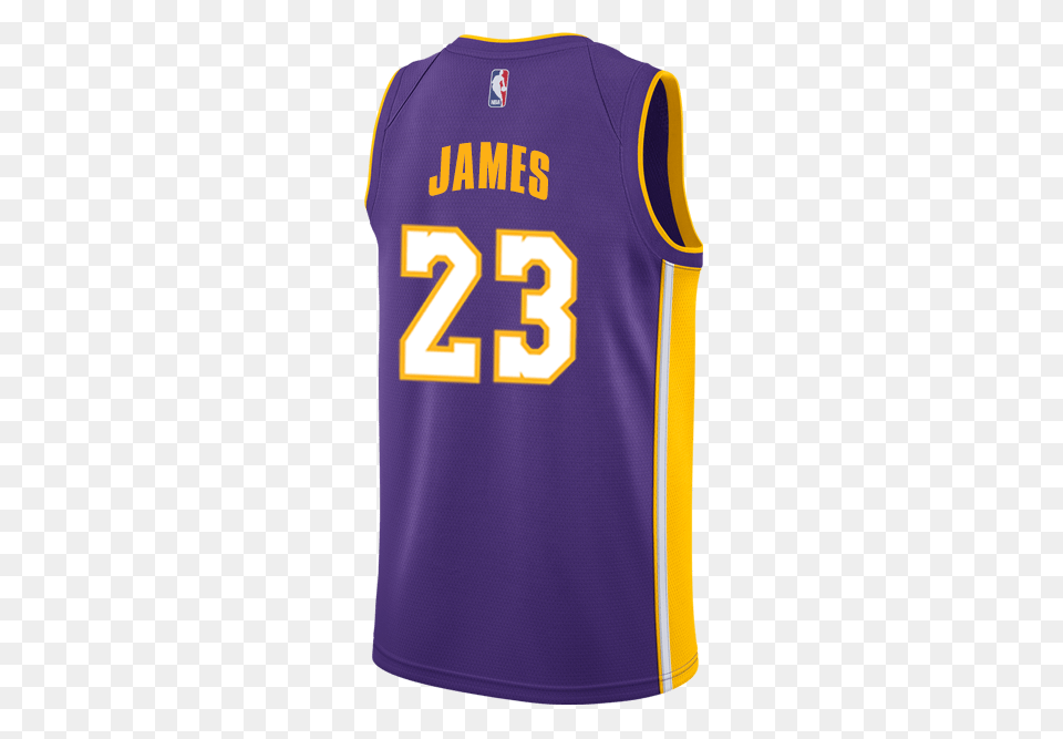 Lebron James Signs Four Year Deal With The Lakers Bent Corner, Clothing, Shirt, Jersey, T-shirt Free Transparent Png