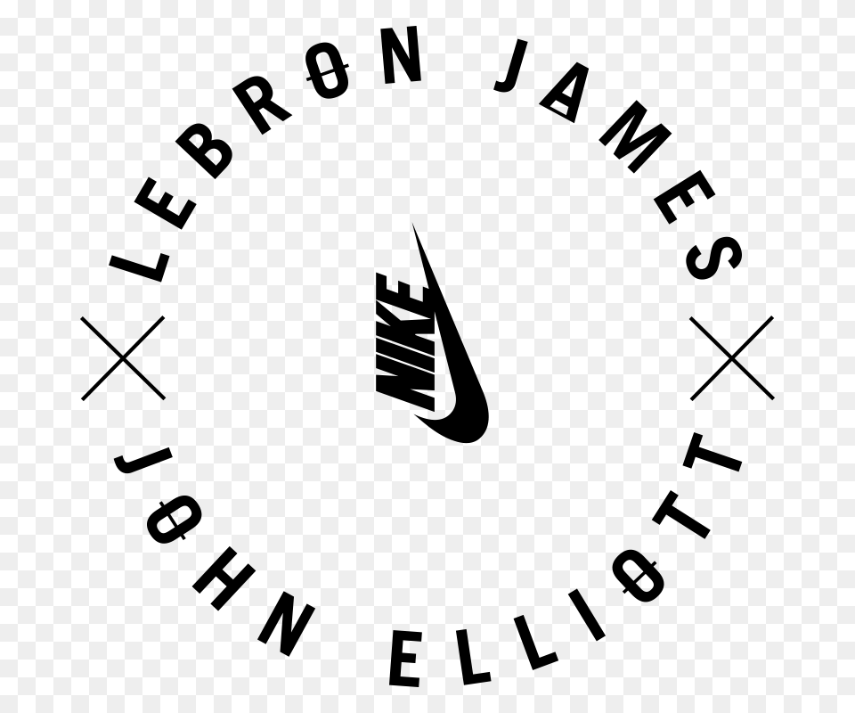 Lebron James X John Elliott X Nikelab Icon, Silhouette, Text, Gray Free Transparent Png