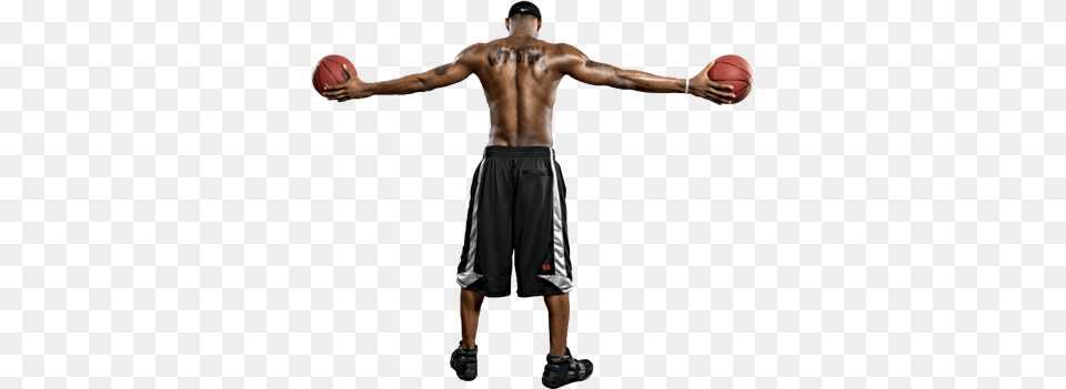 Lebron Logo Download Lebron James With Nike Ball, Clothing, Back, Shorts, Person Png Image