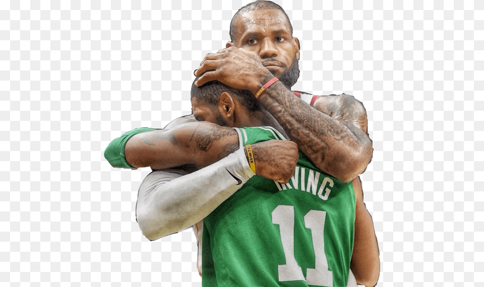 Lebronjames Lebron Cavs Cavaliers Kyrieirving Kyrie Lebron James, Adult, Male, Man, Person Png Image
