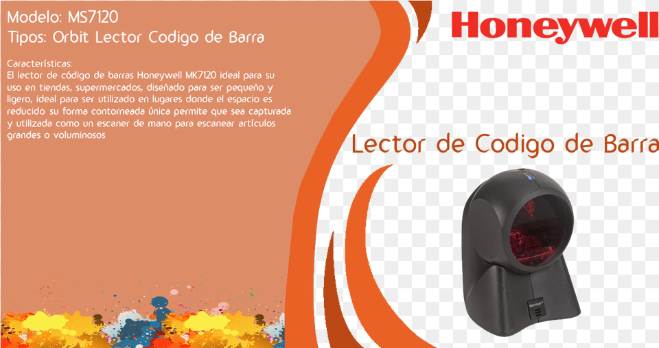 Lector De Codigo De Barra Honeywell, Advertisement, Poster, Camera, Electronics Png Image