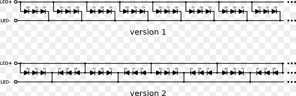 Led Backlight Strip Circuit, Gray Free Transparent Png