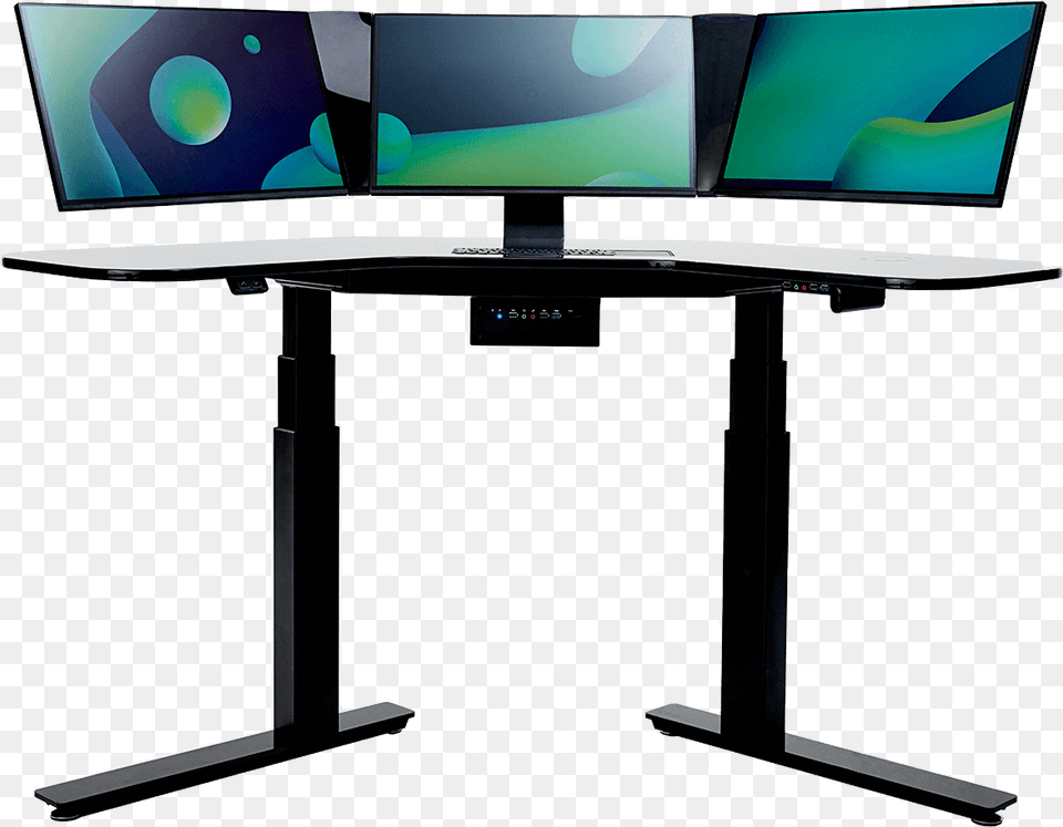 Led Backlit Lcd Display, Table, Desk, Furniture, Computer Free Transparent Png