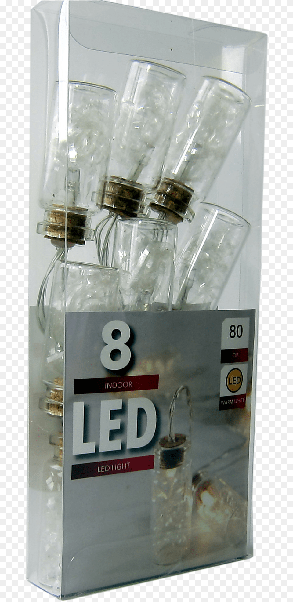 Led Bottles With Angel Hair Bulb String Lights 8 Glass Bottle Free Png Download