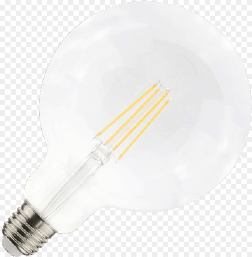 Led Bulb Globe Shape For Cardboard Incandescent Light Bulb, Lightbulb Free Transparent Png