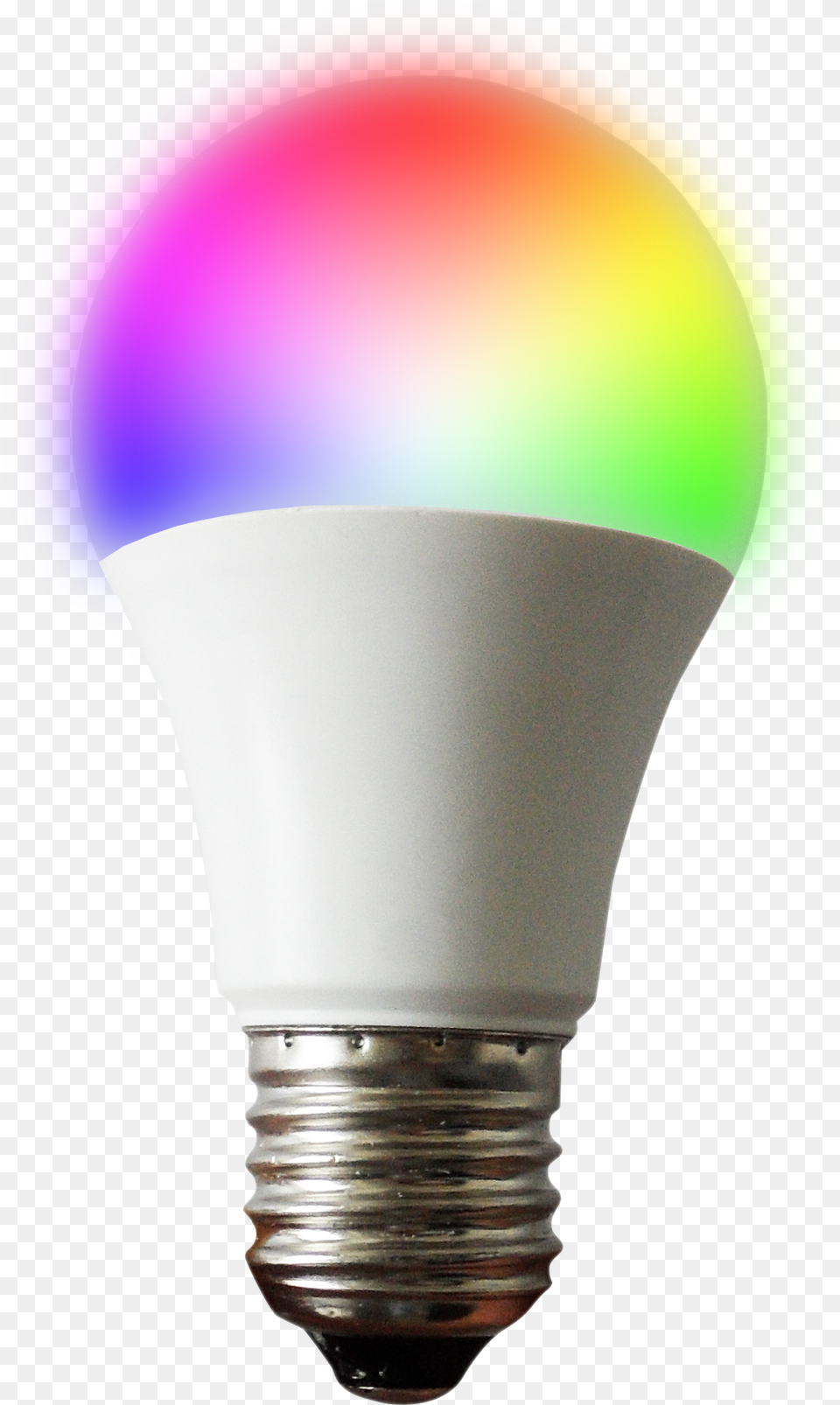 Led Bulb Smart A60 Rgb Ww Shadanl Color Led Bulb, Light, Lightbulb, Person, Electronics Free Transparent Png