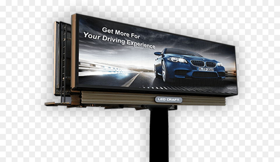 Led Digital Advertising Wall Billboards, Advertisement, Car, Transportation, Vehicle Free Png Download