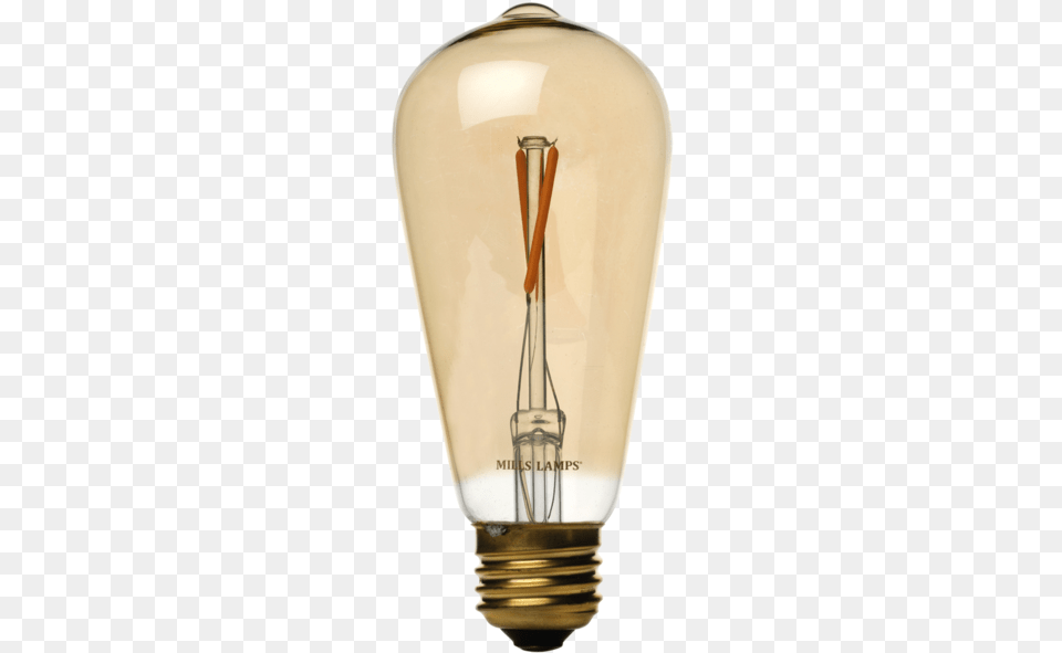 Led Edison Light Bulb St58 Vintage 2w Filament 40 Edison Vintage Light Bulb, Lightbulb, Bottle, Shaker Free Png Download