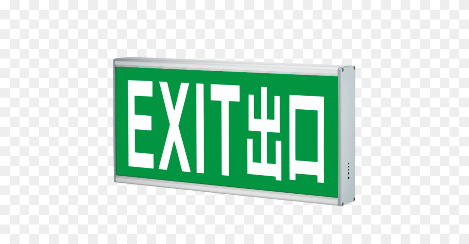 Led Emergency Exit Sign Box Light, Symbol, First Aid, Road Sign Png