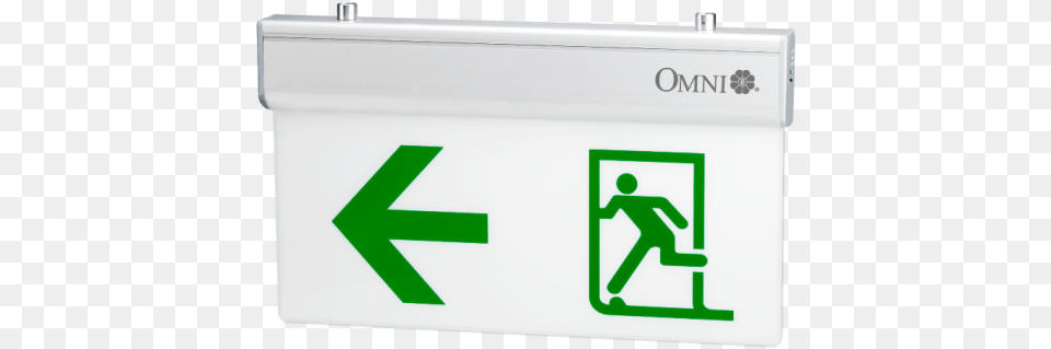 Led Emergency Exit Sign Plate Omni Light For Life, Symbol, First Aid, Text Free Transparent Png