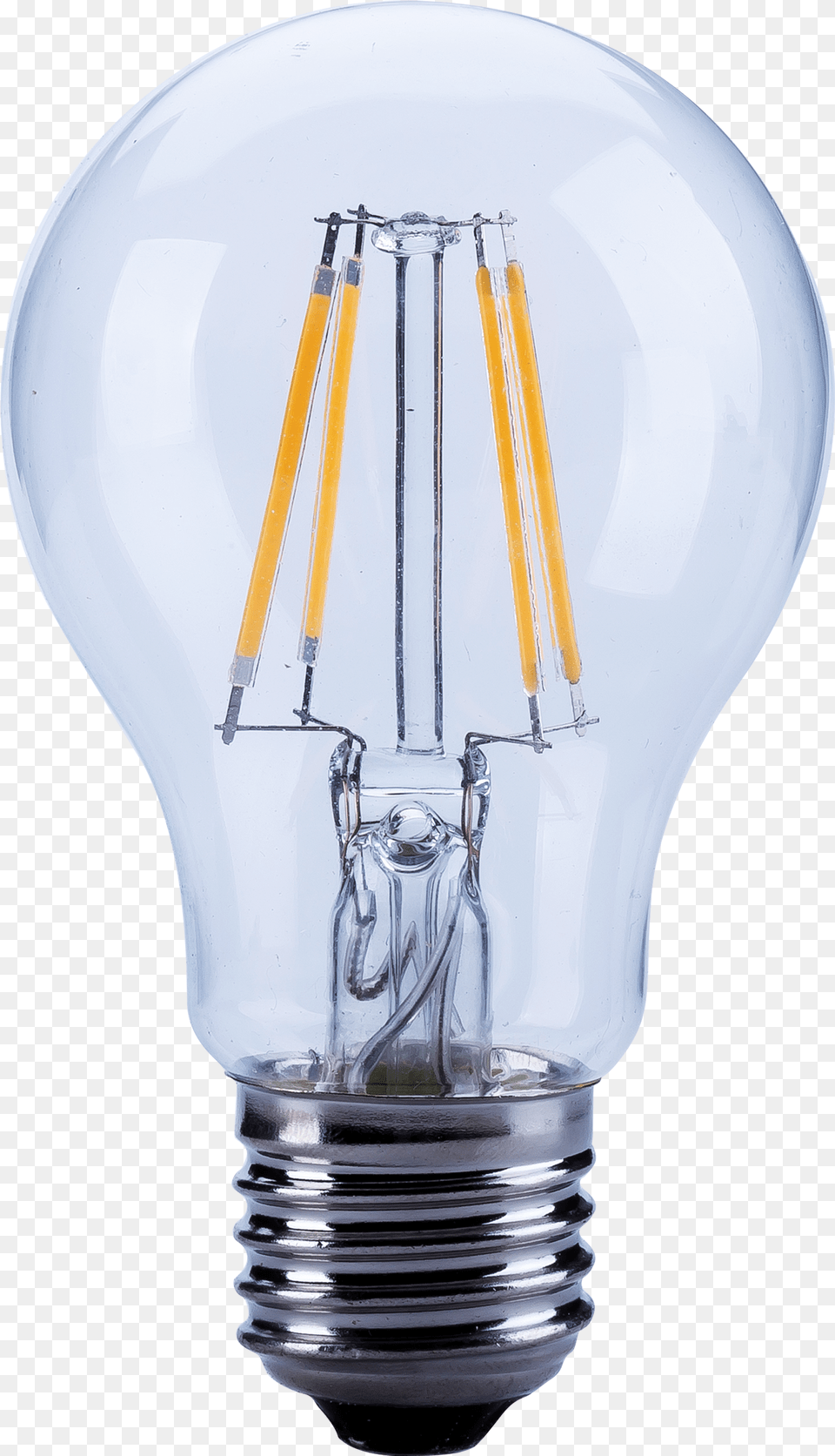 Led Filament A60 Light Bulb Transparent Png