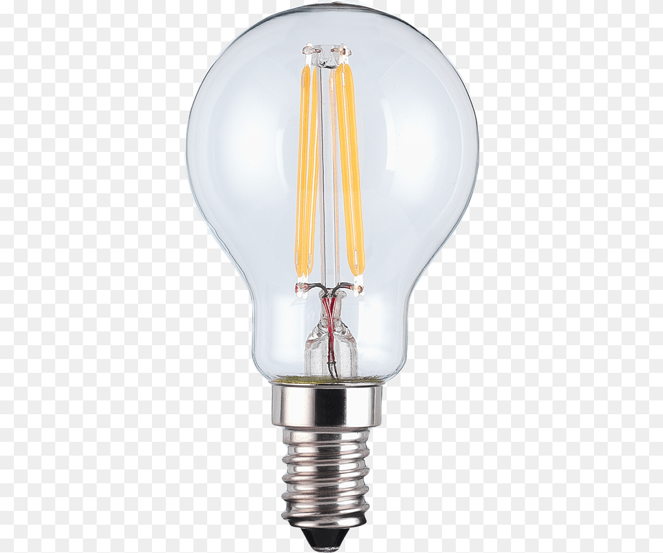 Led Filament Mini Globe Ses Incandescent Light Bulb, Lightbulb Free Png