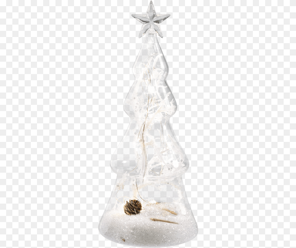 Led Glass Christmas Tree 235cm Christmas Tree, Crystal, Mineral Free Png