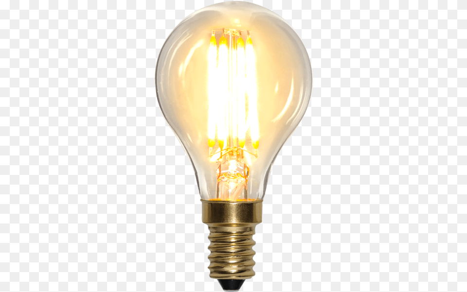 Led Lamp E14 P45 Soft Glow Dimmable Led Lamp Glowing, Light, Lightbulb Free Transparent Png