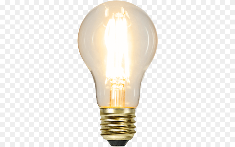 Led Lamp E27 A60 Soft Glow 3 Step Dim Light Transparent, Lightbulb Png Image
