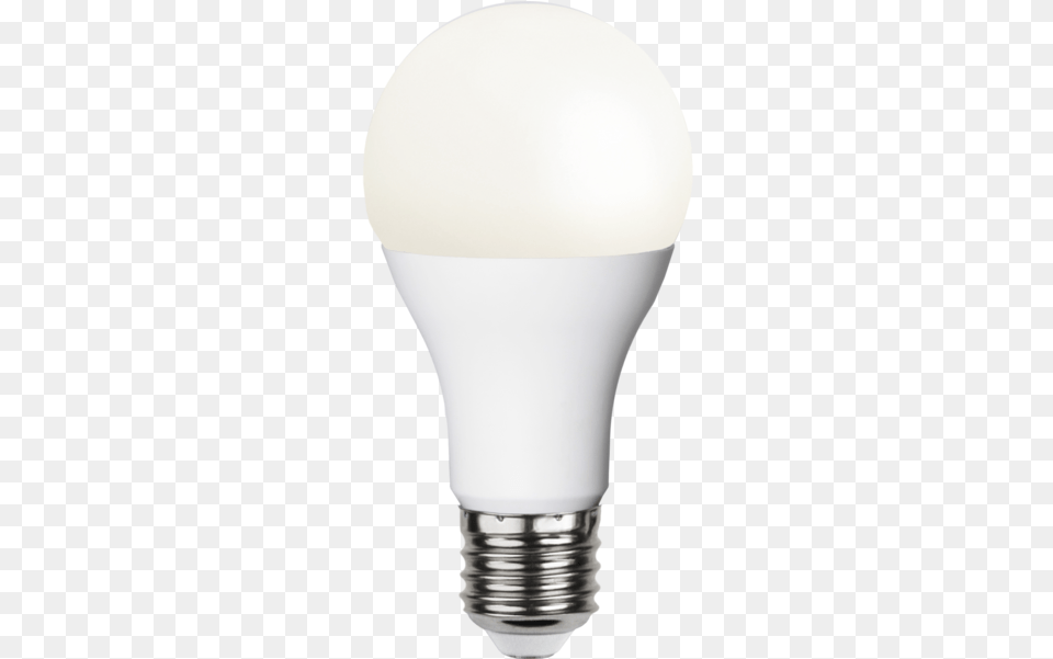Led Lamp E27 A65 Opaque Basic Ra90 Led Lamp, Light, Lightbulb, Electronics Free Png