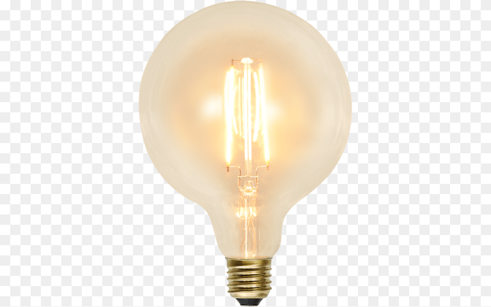 Led Lamp E27 G125 Soft Glow Elektripirn, Light, Lightbulb Free Png Download
