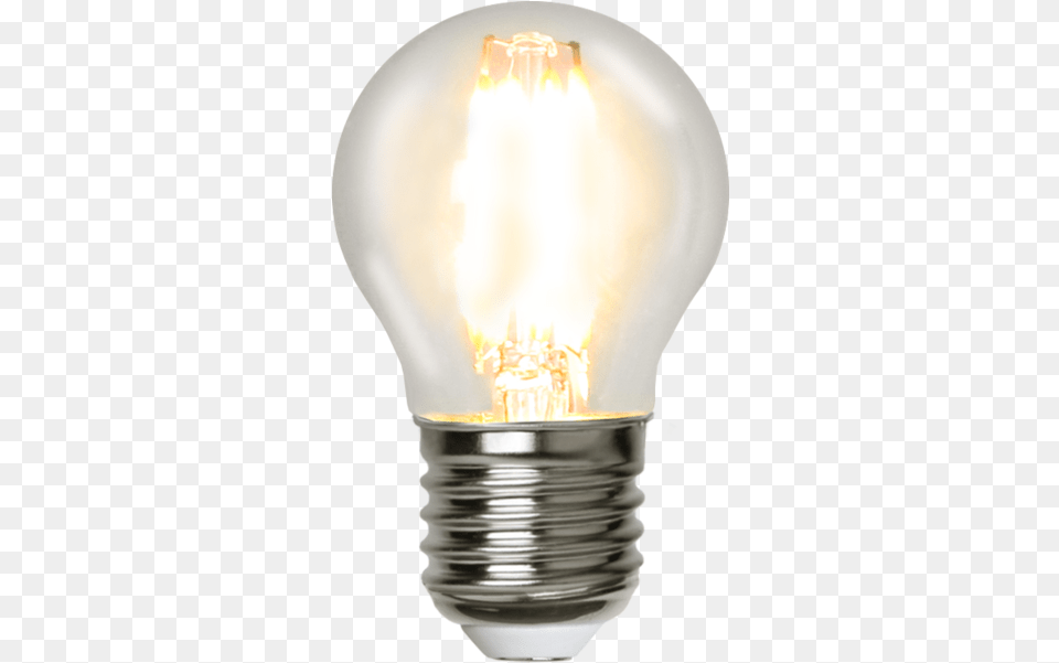Led Lamp E27 G45 Clear 12 Volt Led Lamp E, Light, Lightbulb Free Png