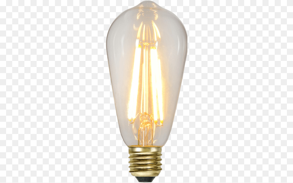 Led Lamp E27 St64 Soft Glow 3 Step Edison Led Light Bulb, Lightbulb Png Image