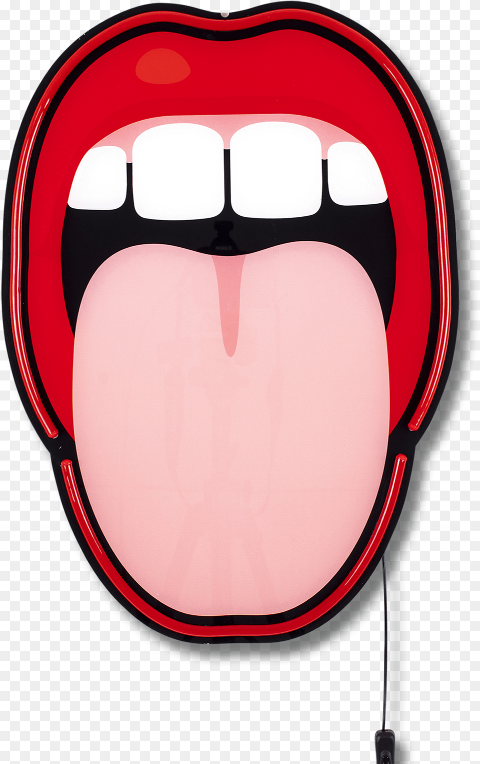 Led Lamp Tongue Tong Cartoon, Body Part, Mouth, Person Png