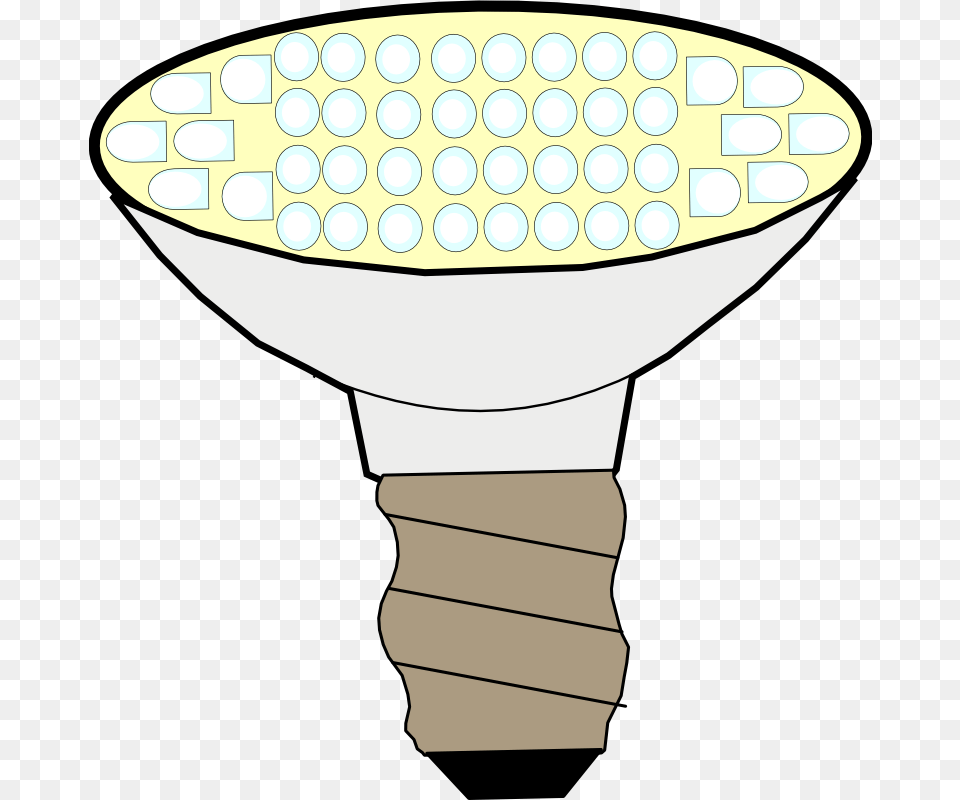 Led Light Bulb Clip Art, Lighting Free Png Download