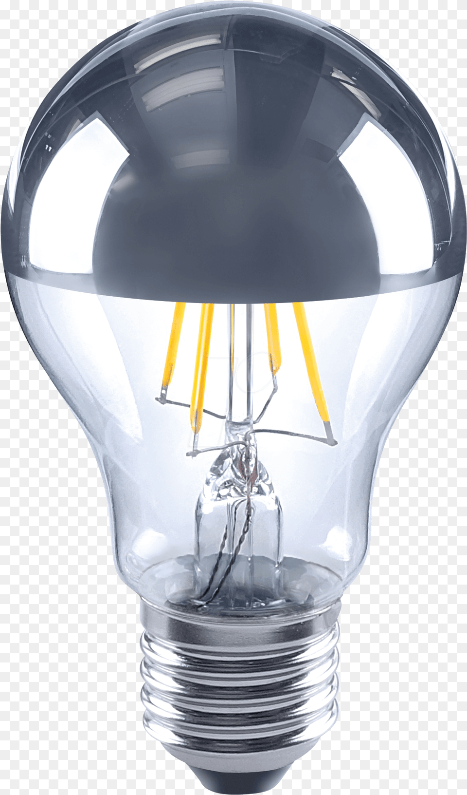Led Light Bulb Shape Filament 5 W Mirror Head Telesound Led Light Bulb Shape Filament 6 W Mirror Head, Lightbulb, Helmet Free Transparent Png