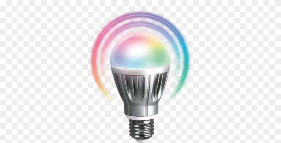 Led Light Bulb Zipato Rgb Led Bulb Z Wave Led Bulb, Lighting, Lightbulb, Electronics Free Png Download