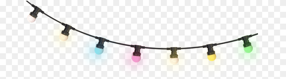 Led Light String With 20 Color Bulbs Ip44 10m Guirlande, Lighting, Device, Grass, Tool Png Image