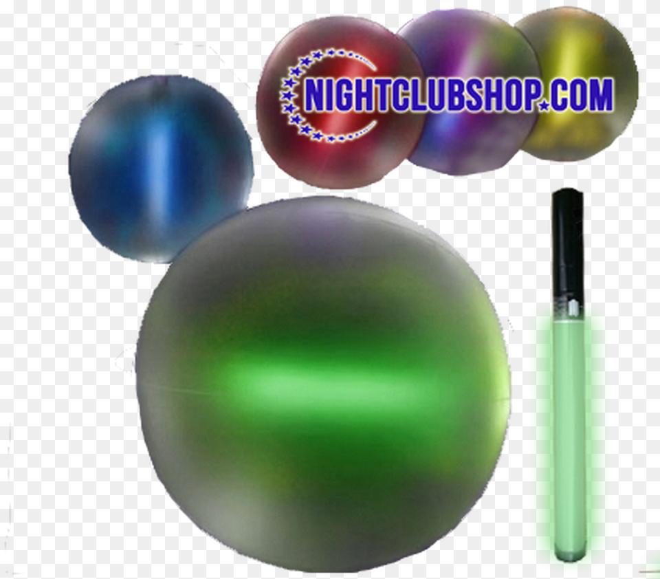 Led Light Up Illuminated Beachball Beachball, Sphere, Balloon, Accessories, Gemstone Free Png Download