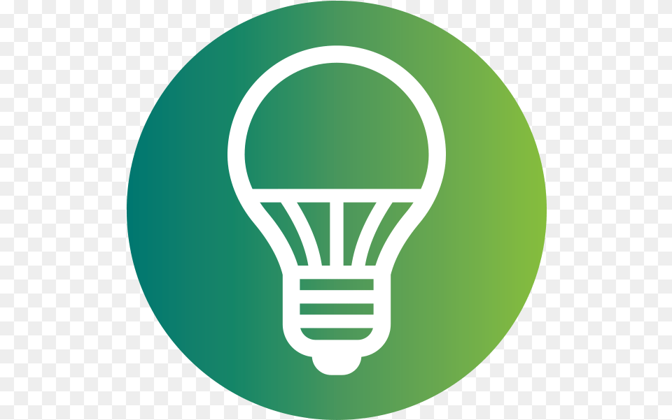 Led Lighting Rebates Led Light Bulb Icon, Lightbulb, Disk Free Png