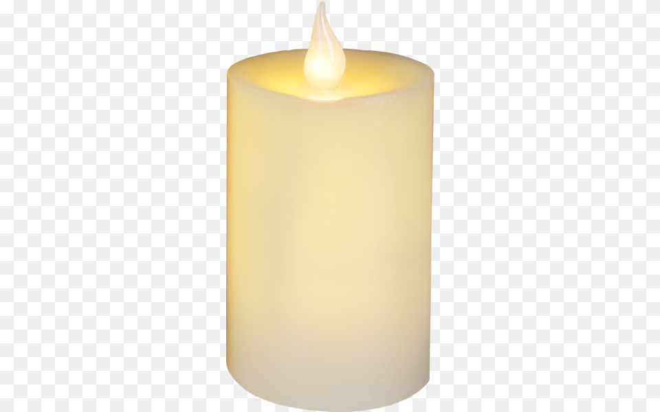 Led Pillar Candle Flame Png Image