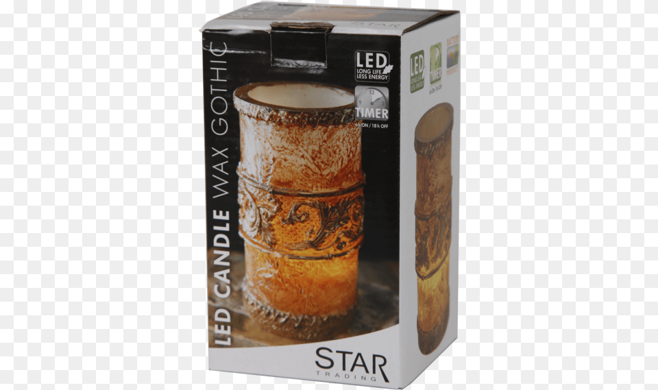 Led Pillar Candle Gothic Box, Cup, Mailbox, Cylinder, Pottery Free Transparent Png