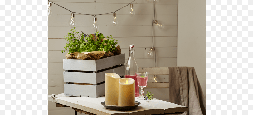 Led Pillar Candle M Twinkle Candle, Vase, Pottery, Potted Plant, Planter Free Png Download