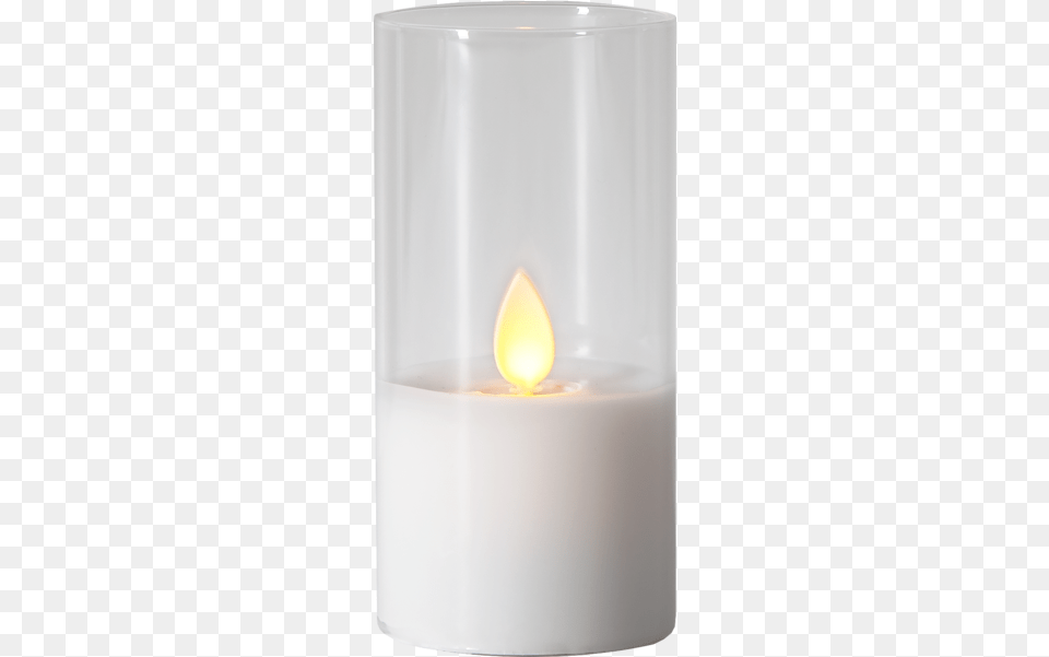 Led Pillar Candle M Twinkle Flame, Beverage, Milk Free Png Download