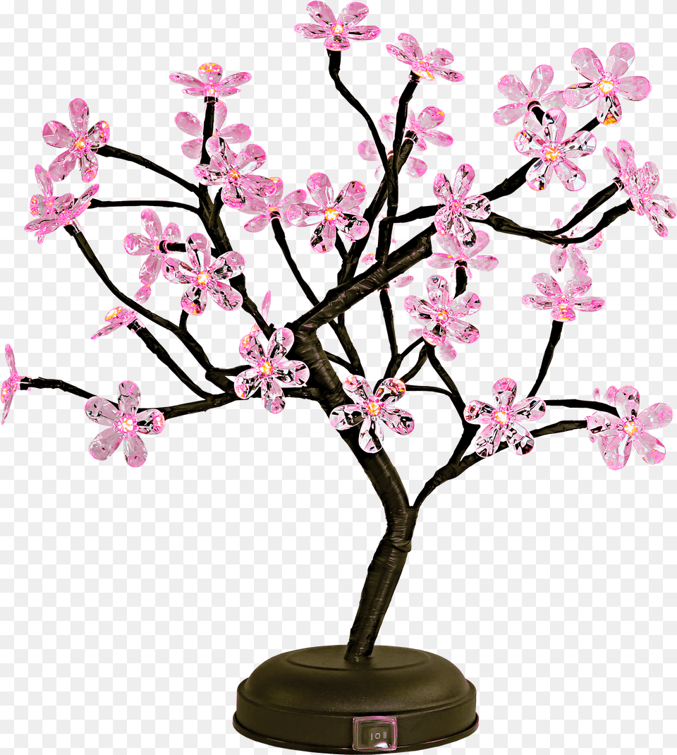 Led Pink Cherry Blossom Tree Light, Flower, Flower Arrangement, Plant, Cherry Blossom Png