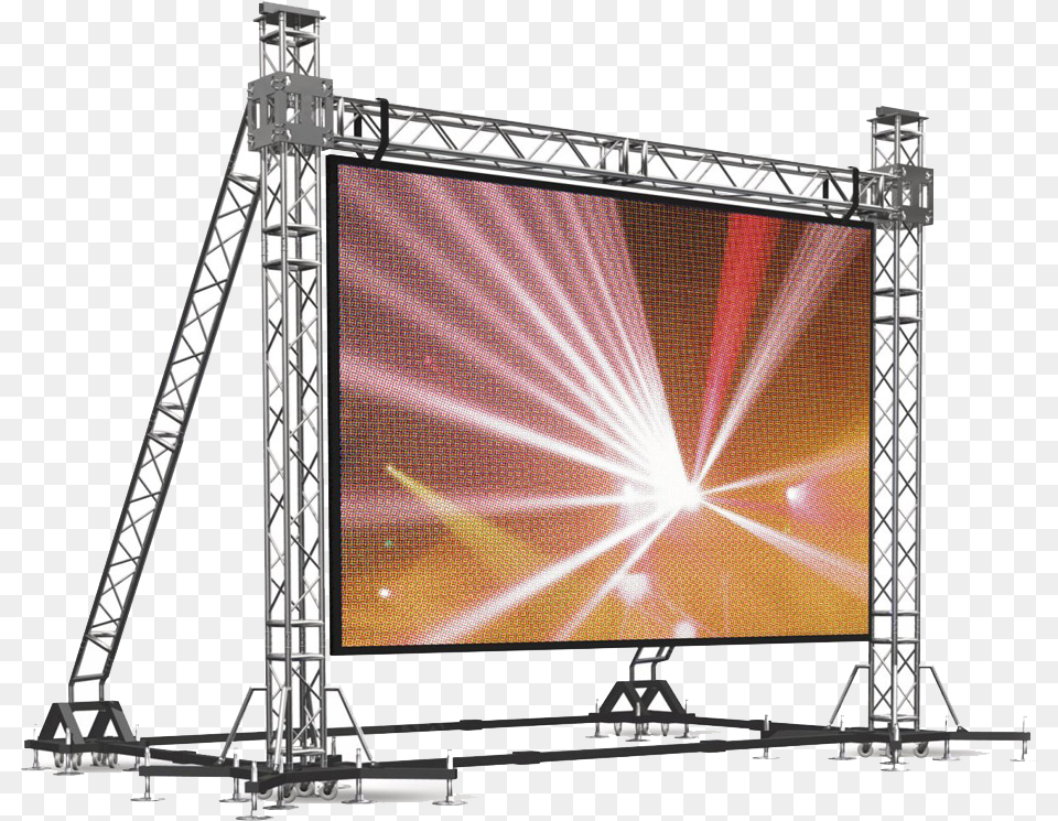 Led Screen Truss For Led Screen, Electronics, Projection Screen, Computer Hardware, Hardware Png
