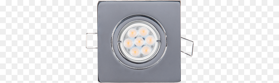 Led Spotlight High Power Square Metal Elmark Holding Circle, Appliance, Device, Electrical Device, Washer Free Png Download