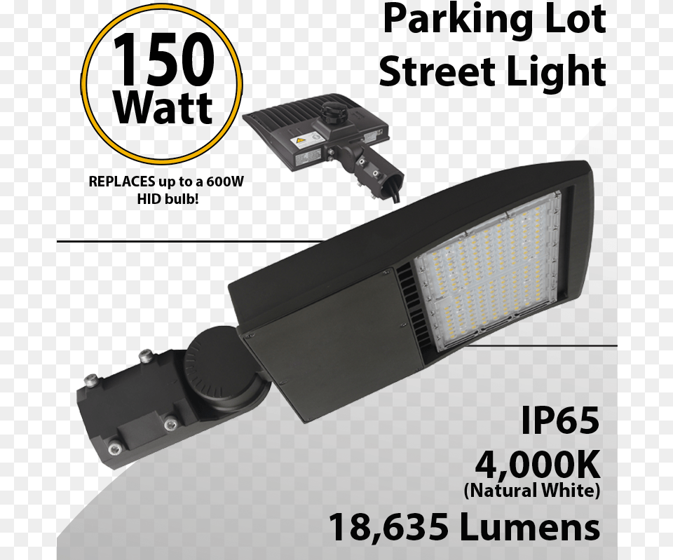 Led Street Light Parking Lot Ul Dlc Light Fixture, Lighting, Electronics Free Png Download