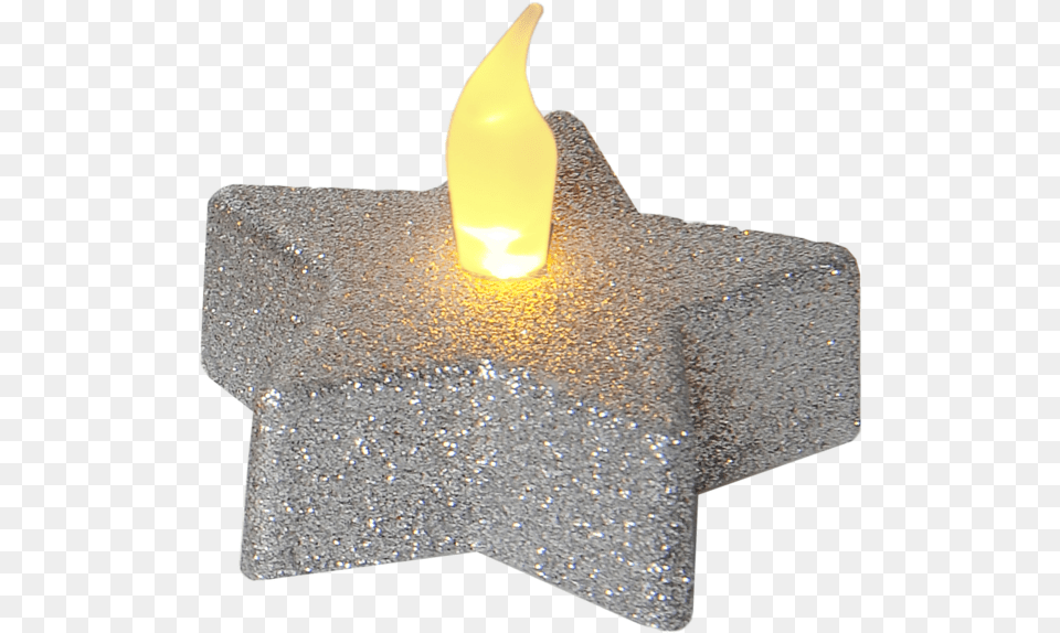 Led Tealight 2 Pack Shine Star Led Table Decoration Tealight Golden Star, Candle Free Png