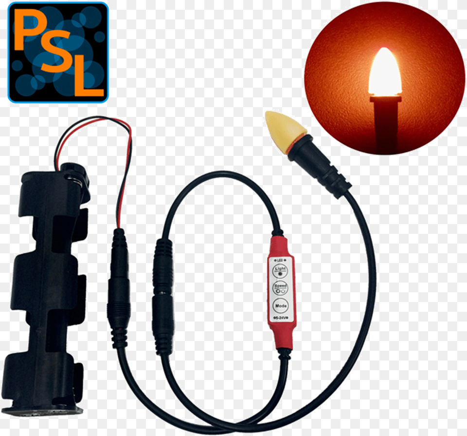 Led Theatrical Candle Cable, Gun, Weapon, Adapter, Electronics Free Transparent Png