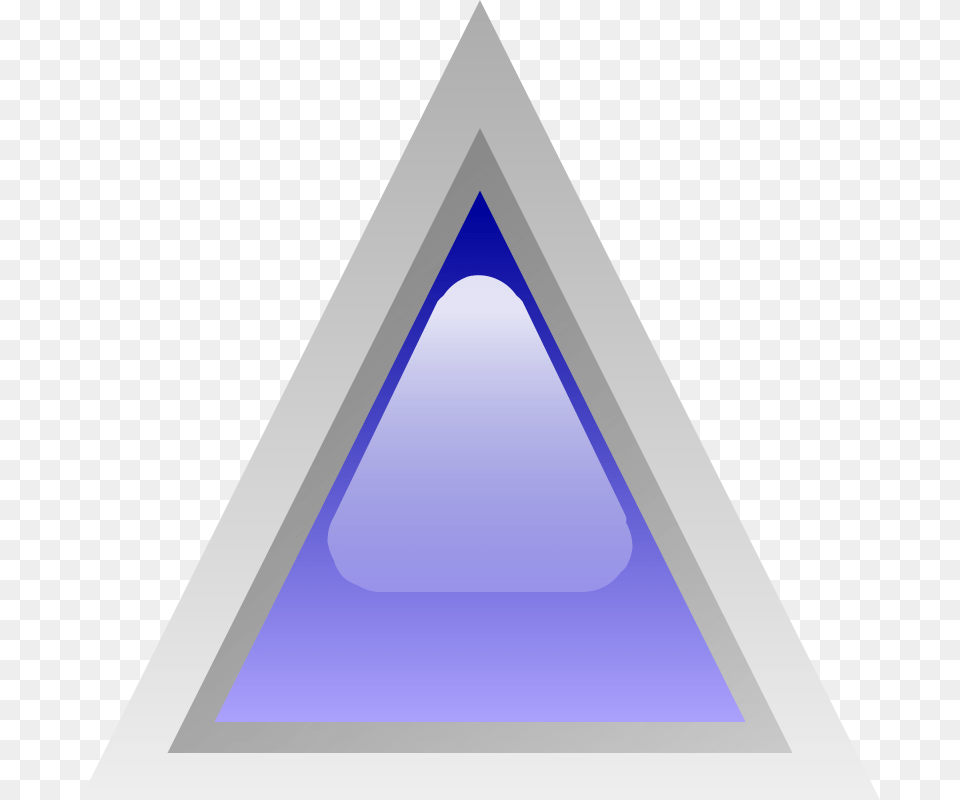 Led Triangular Blue Triangular, Triangle Free Png